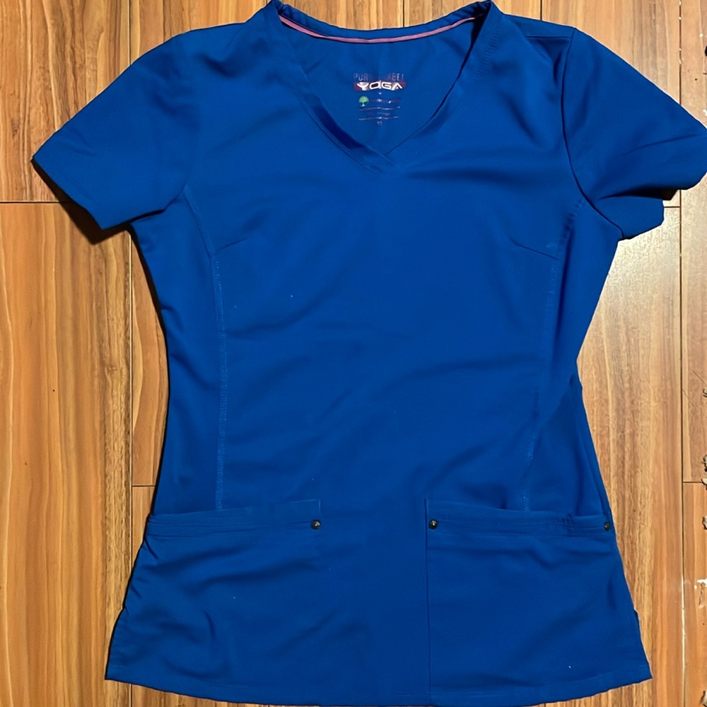Purple label scrubs excellent condition size extra small set by healing hands